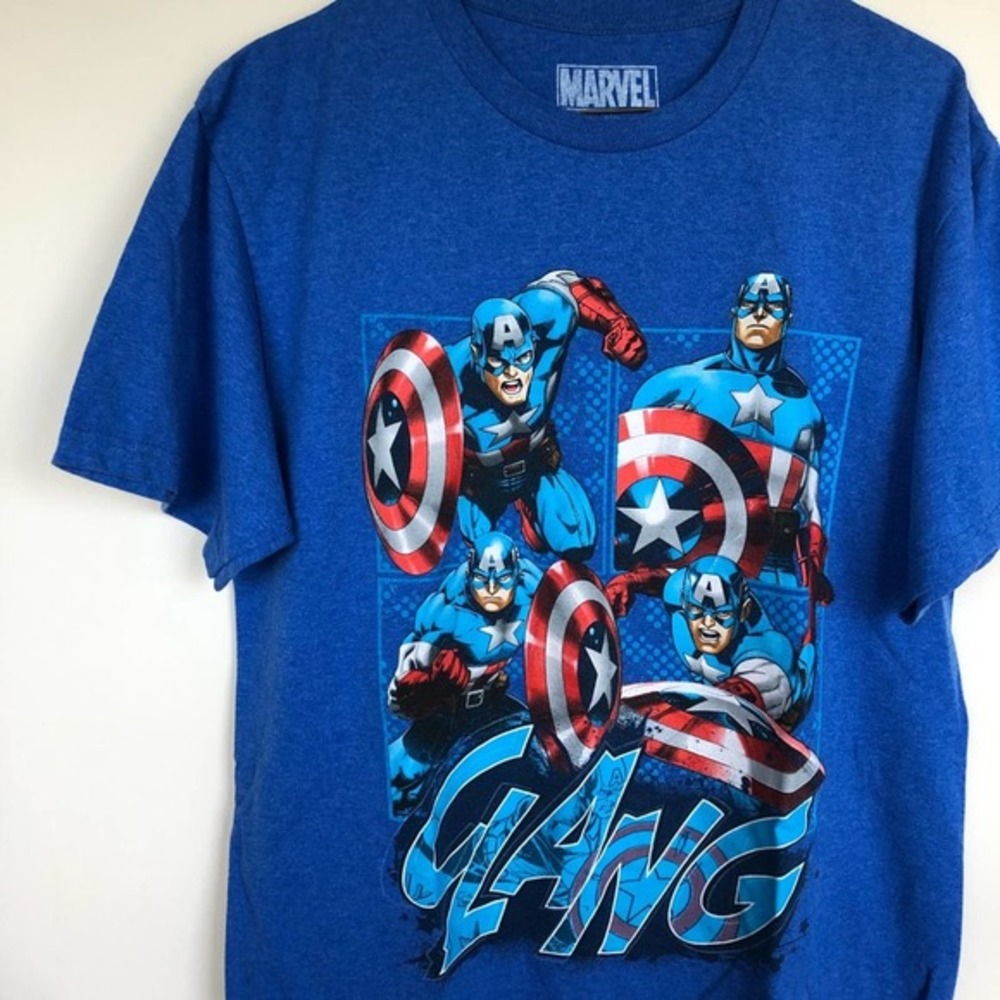 🦸🏻 marvel captain america clang‎ t shirt - Picture 2 of 5